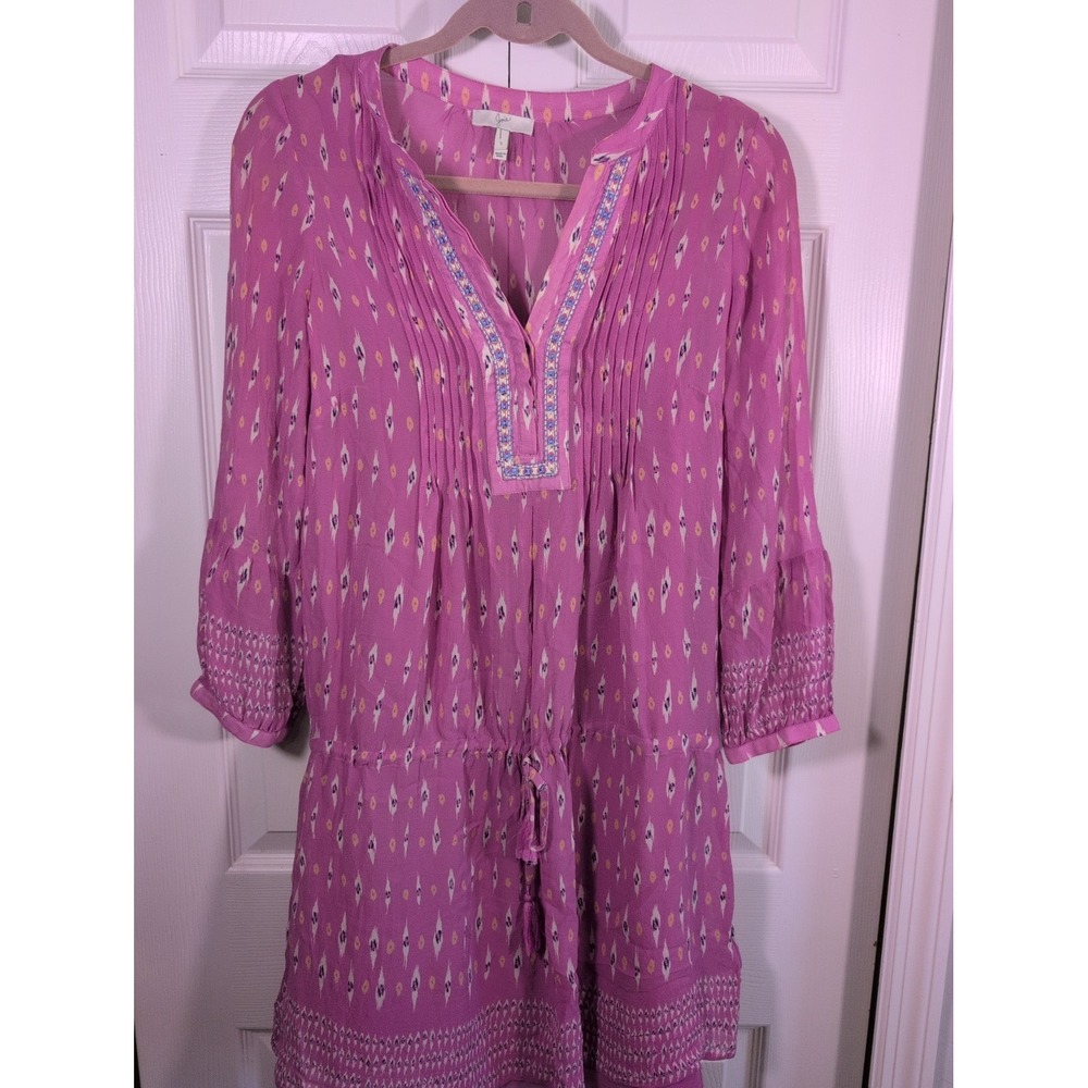 Joie dress Purplish Pink Boho Small 100% Silk